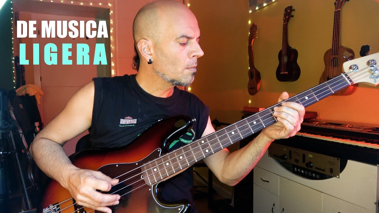 Como tocar DE MÚSICA LIGERA en BAJO | Tutorial fácil SODA STEREO