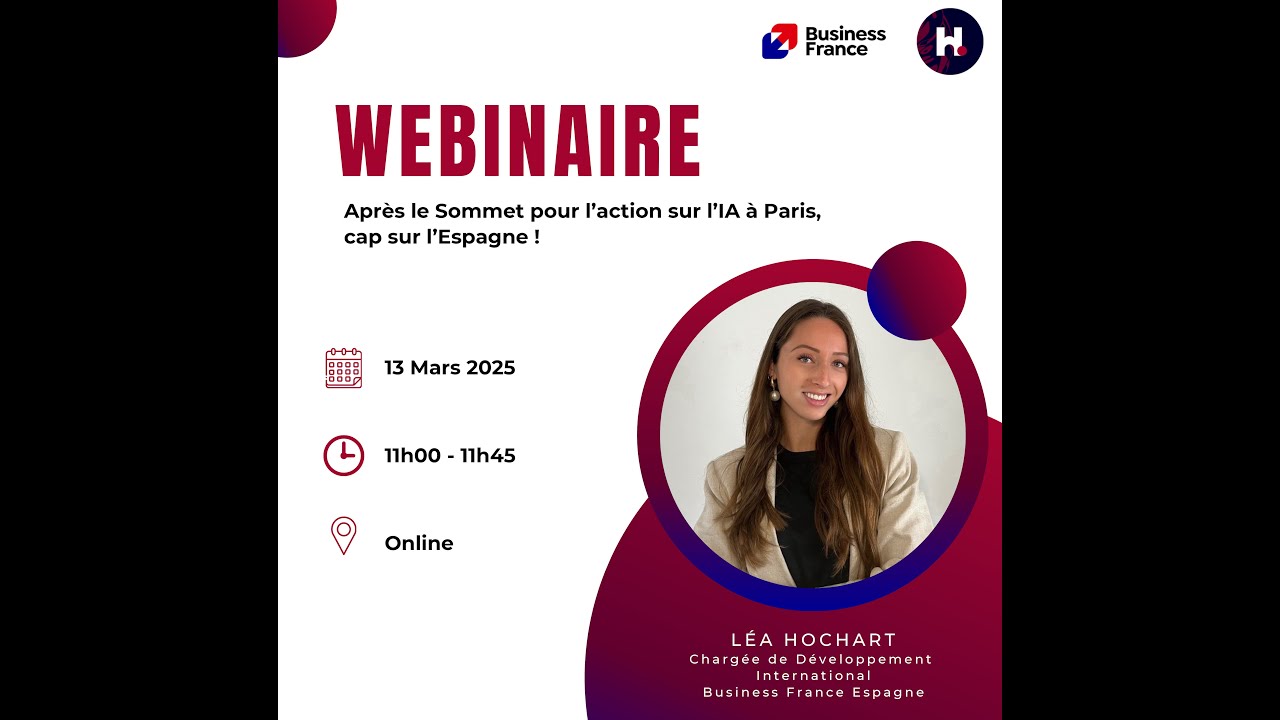 Webinaire Business France - L'intelligence artificielle à l'international : cap sur l’Espagne !