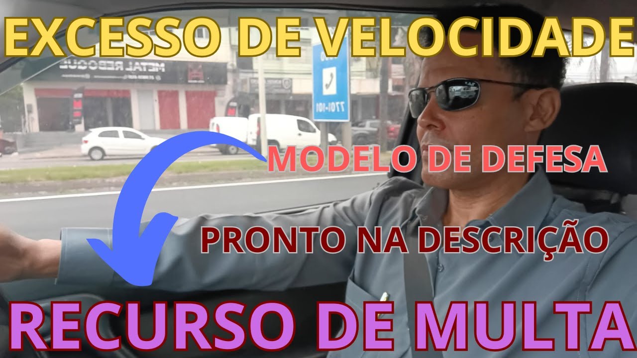 O que escrever no recurso de multa de velocidade?