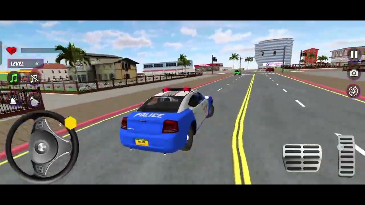  #games Police car game #gaming#jiskeaanesemukammalhogayithizindagisong 