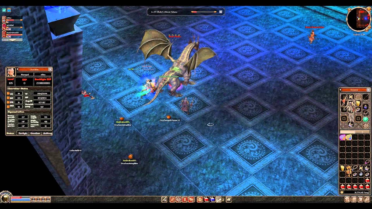 Metin2.DE [Saphira] - XxxDrakoxXX Lv.95 - Drache Solo [HD]