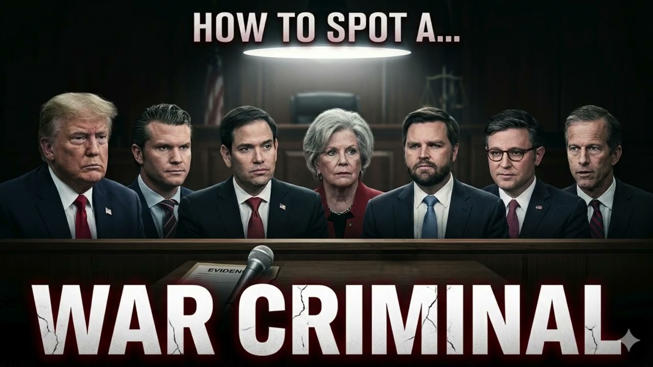 How To Spot A War Criminal | Anti Trump Protest Song Exposing Power Silence and Accountability