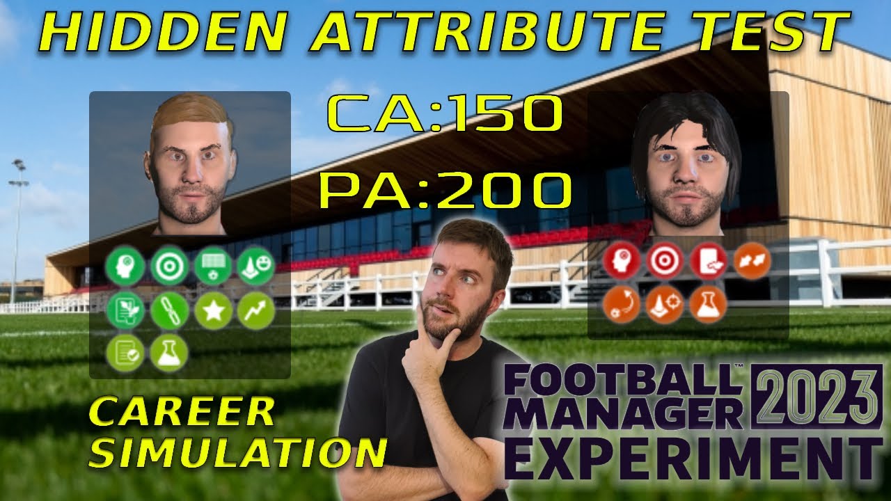 Perfect Hidden Attributes Vs Awful Hidden Attributes | Football Manager 2023 Experiment