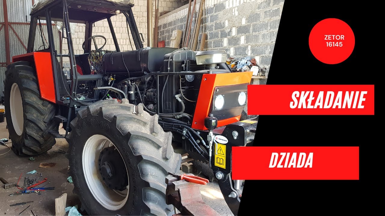 Remont Zetor ZTS 16145 - składamy DZIKA! Klasycznie, z problemami...