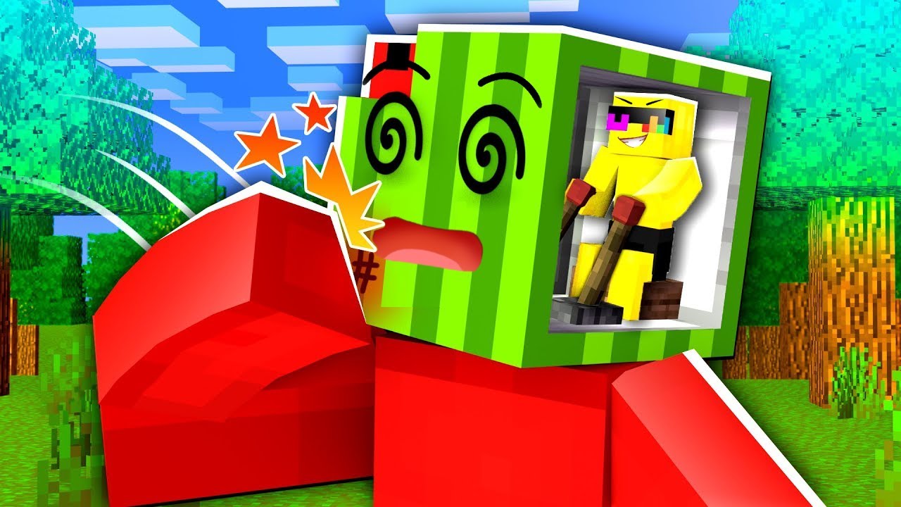 100% НЕВИДИМЫЙ дом внутри ГОЛОВЫ моего друга в Minecraft!