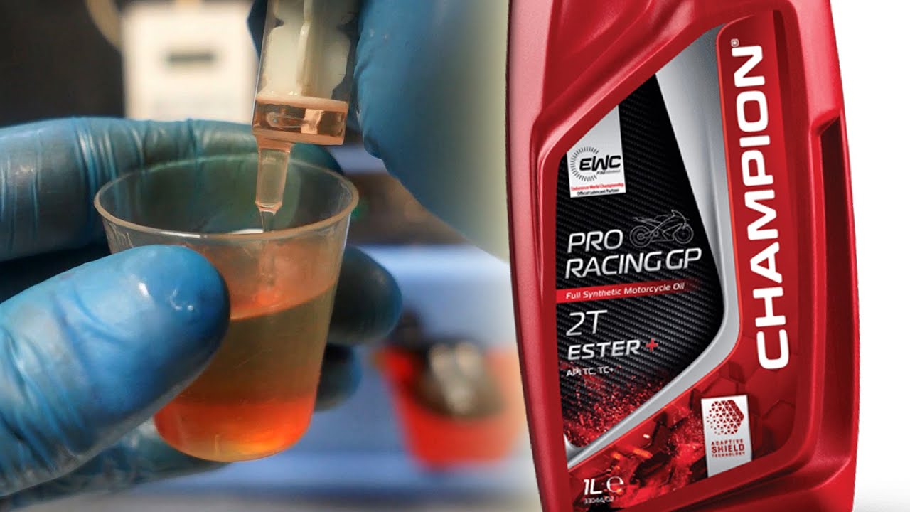 Champion Pro Racing GP 2T Лучшее масло 2T? Смесь 2T с бензином PB95