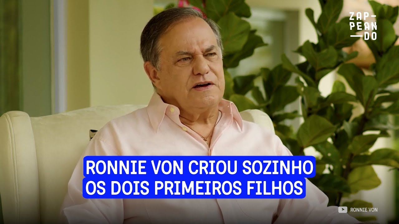 Ronnie Von criou sozinho os filhos do primeiro casamento