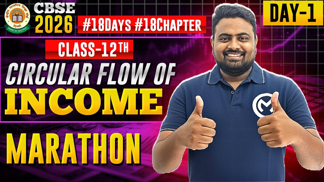 Circular Flow of Income 💰 | Class 12 Economics LIVE Marathon | Full Concept + Diagrams | CBSE 2026