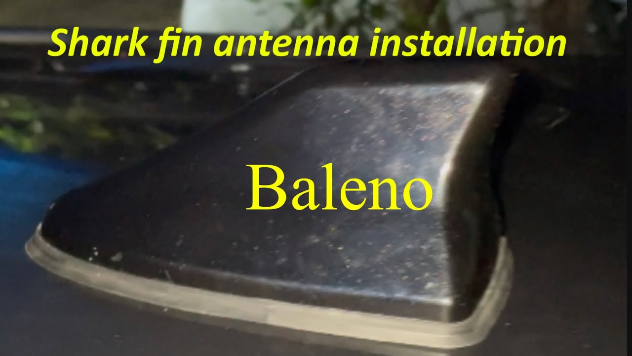 New Baleno Car Shark fin antina installation||Baleno#baleno #carhack #shark-fin