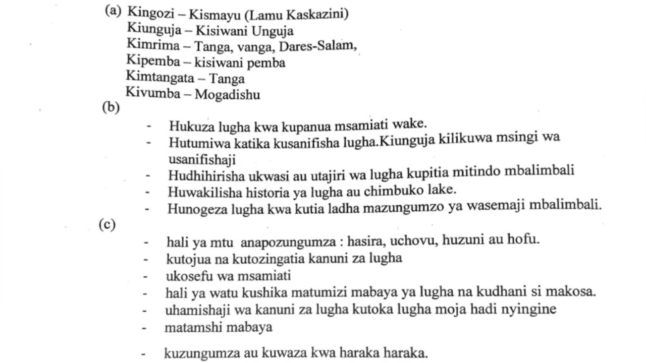 Sababu zinazochagia mtu kufanya makosa katika kuzungumza kiswahili
