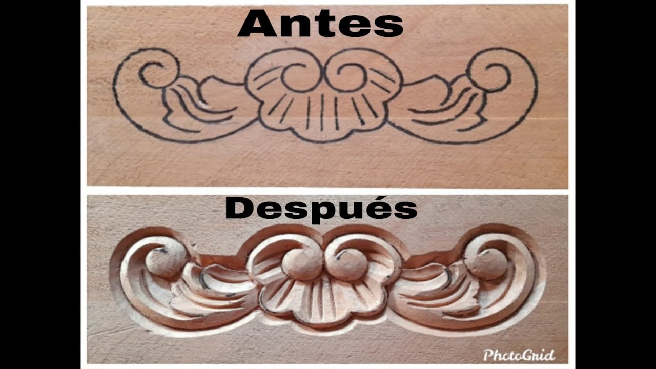 Tallar madera a mano en bajo relieve (Principiantes) | tutorial