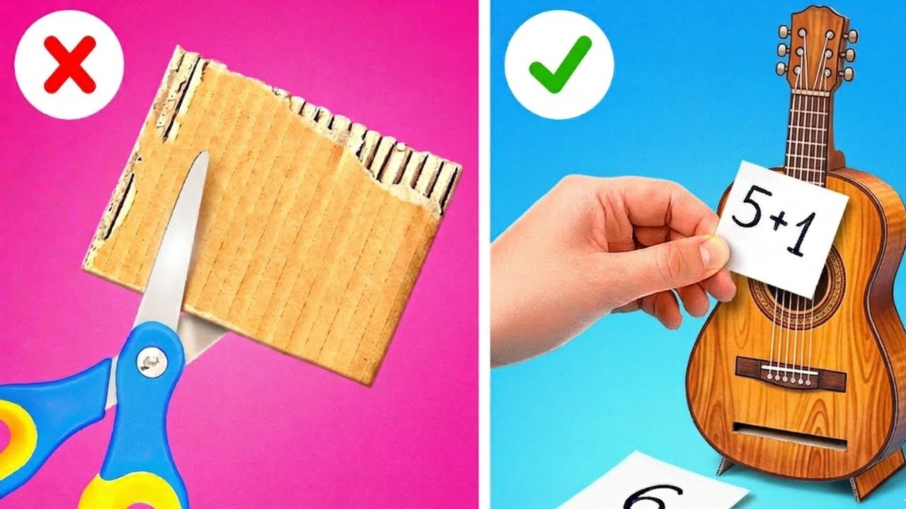 Cardboard Hacks & Secret Paper DIY Crafts: Turning Trash Into Fun!
