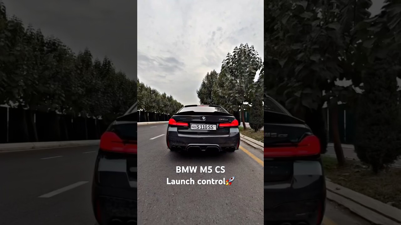 BMW M5 CS launch control🚀