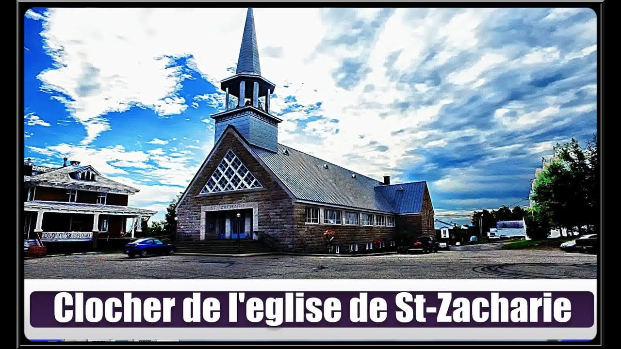 Clocher église St Zacharie(Hier à Aujourd`hui)