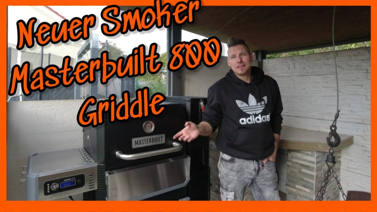 Neues Grillsportgerät Masterbuilt Gravity Smoker 800 Griddle für Steinbach Cooking and Grilling
