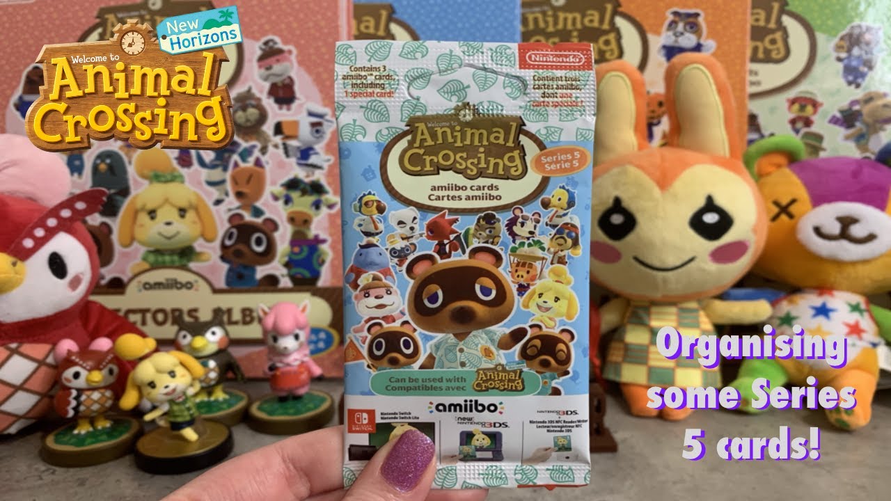 Opening and organising my Animal Crossing Series 5 Amiibo Collector's Album!