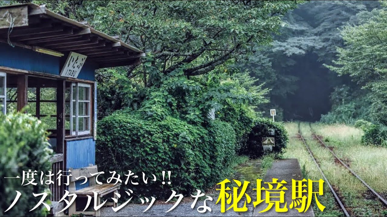 【レトロな秘境駅】超ノスタルジック‼︎ジブリの世界のような神社とスケスケのトイレ/ 絶景を求め秘境を大冒険 / 小湊鉄道 飯給駅 千葉県観光スポット