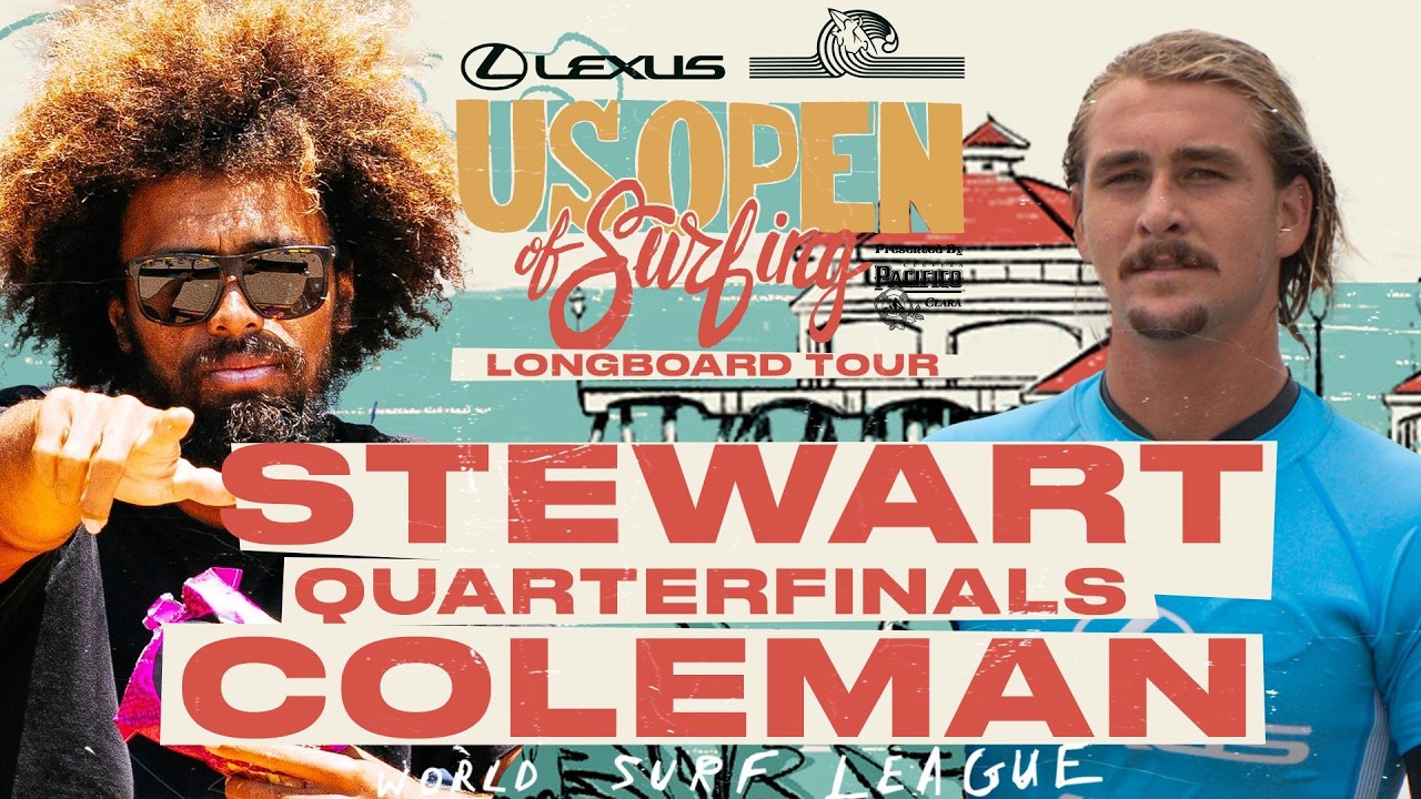 Tommy Coleman vs Kaniela Stewart | Lexus US Open of Surfing pres by Pacifico 2026 -Quarters