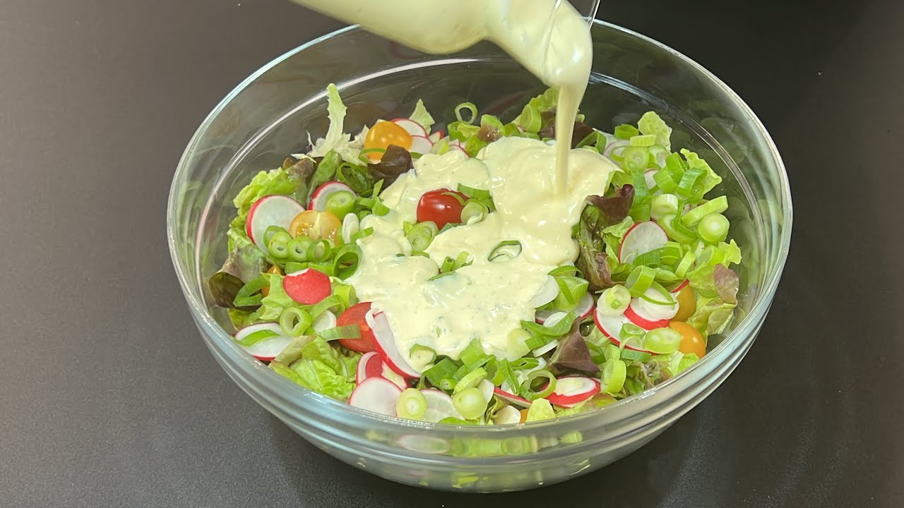 Salatdressing mit  Schmand 🤤😍