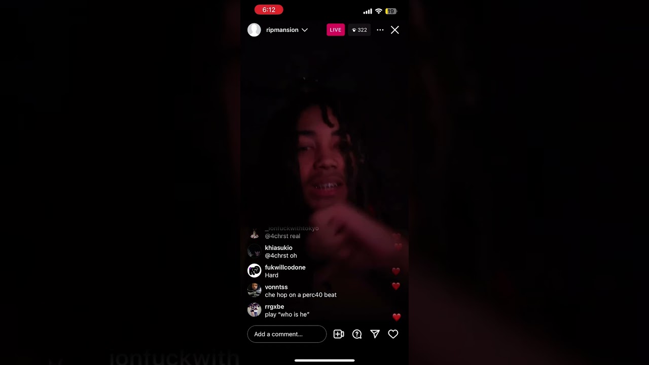 che ig live 12/19 *3 new snippets*