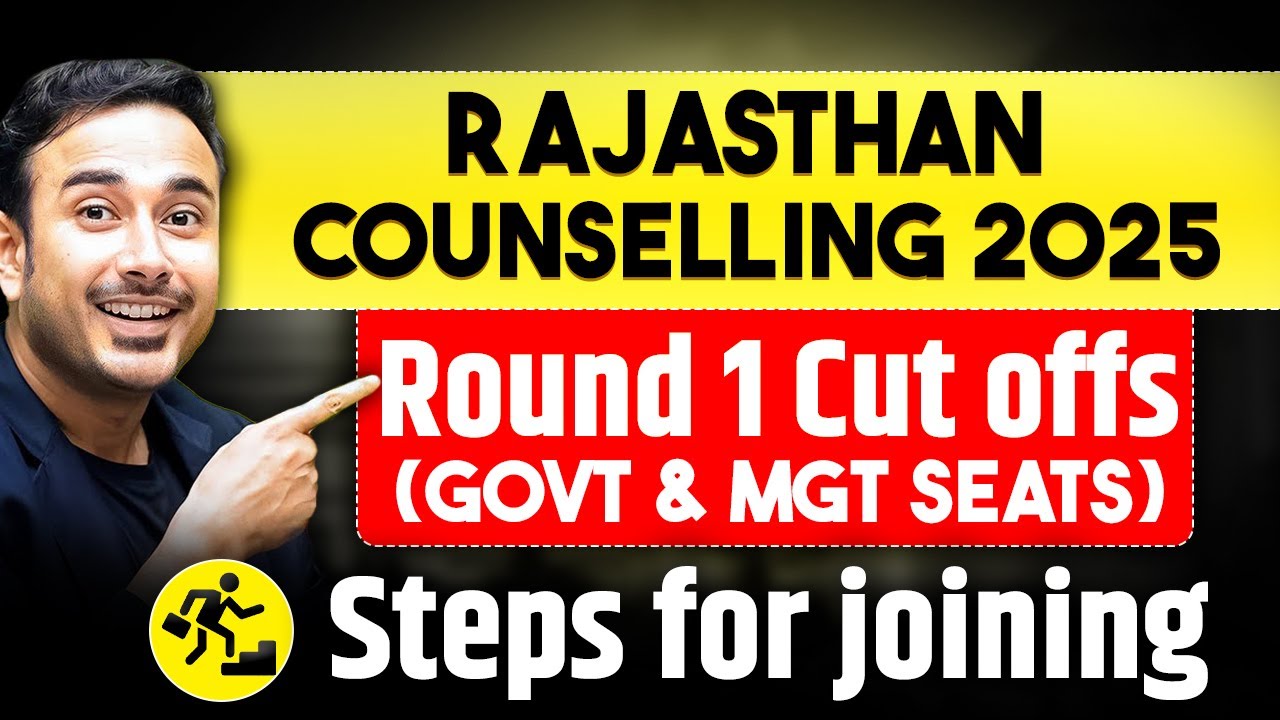 Rajasthan NEET 2025 Round 1 College wise Cut offs | Govt MBBS | Management Quota #rajugneet25