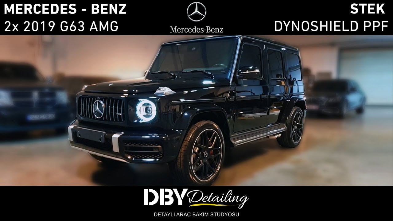 Dev(ler)! | 2x Mercedes-Benz G63 AMG | STEK DynoShield Komple Şeffaf Boya Koruma Filmi Uygulamaları