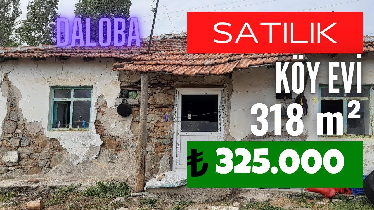 KAZDAĞLARINDA 318 m² ARSA İÇİNDE KÖY EVİ DALOBA KÖYÜ BAYRAMİÇ ÇANAKKALE