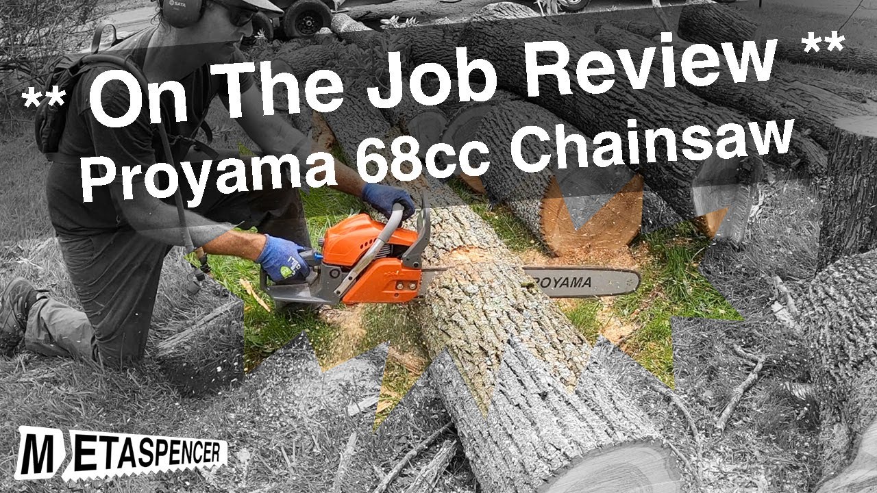 *** Обзор работы ** Бензопила Proyama 68cc