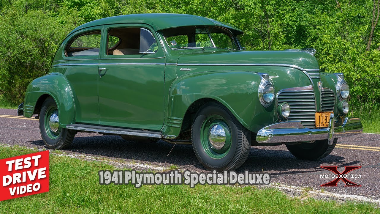1941 Plymouth Special Deluxe -- For Sale @ MotoeXotica