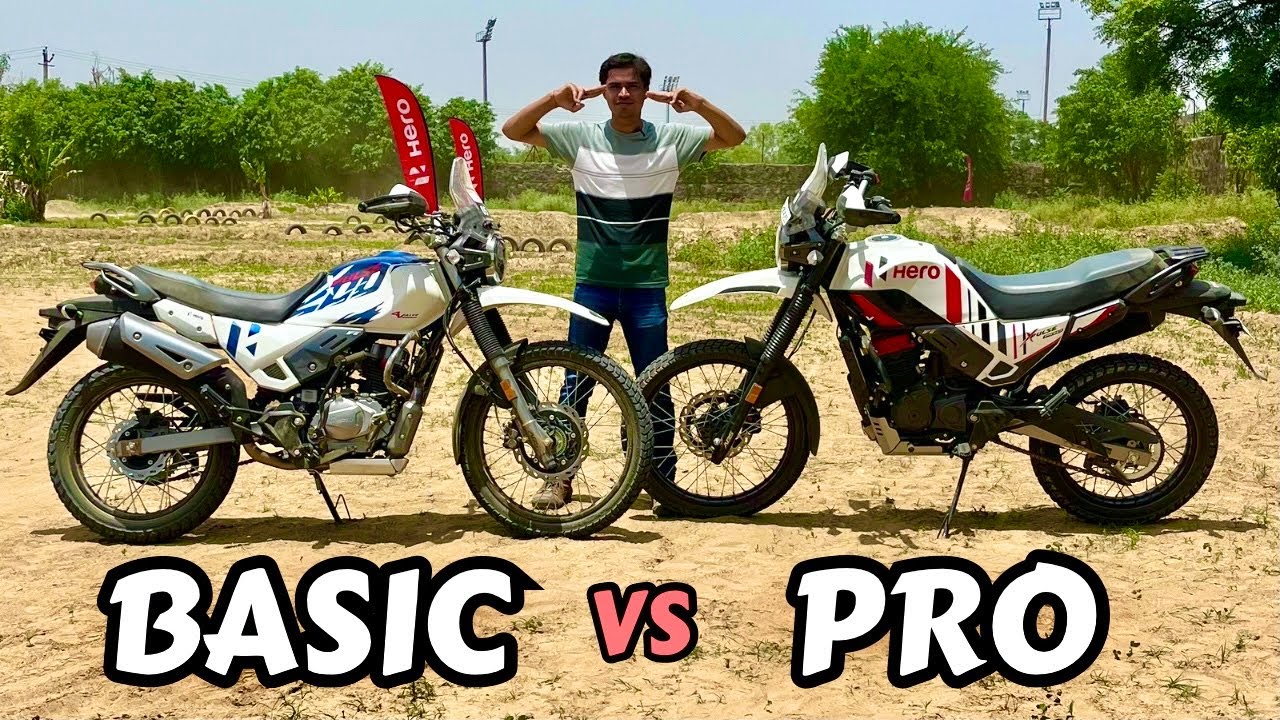 Hero Xpulse 200 4V Basic vs Pro Detailed Comparison Review