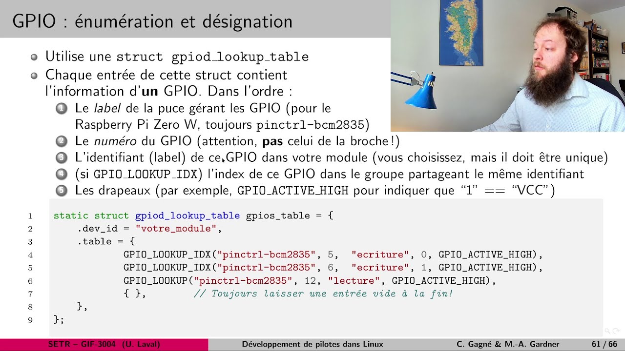 8.7 Accès aux GPIO avec le noyau Linux
