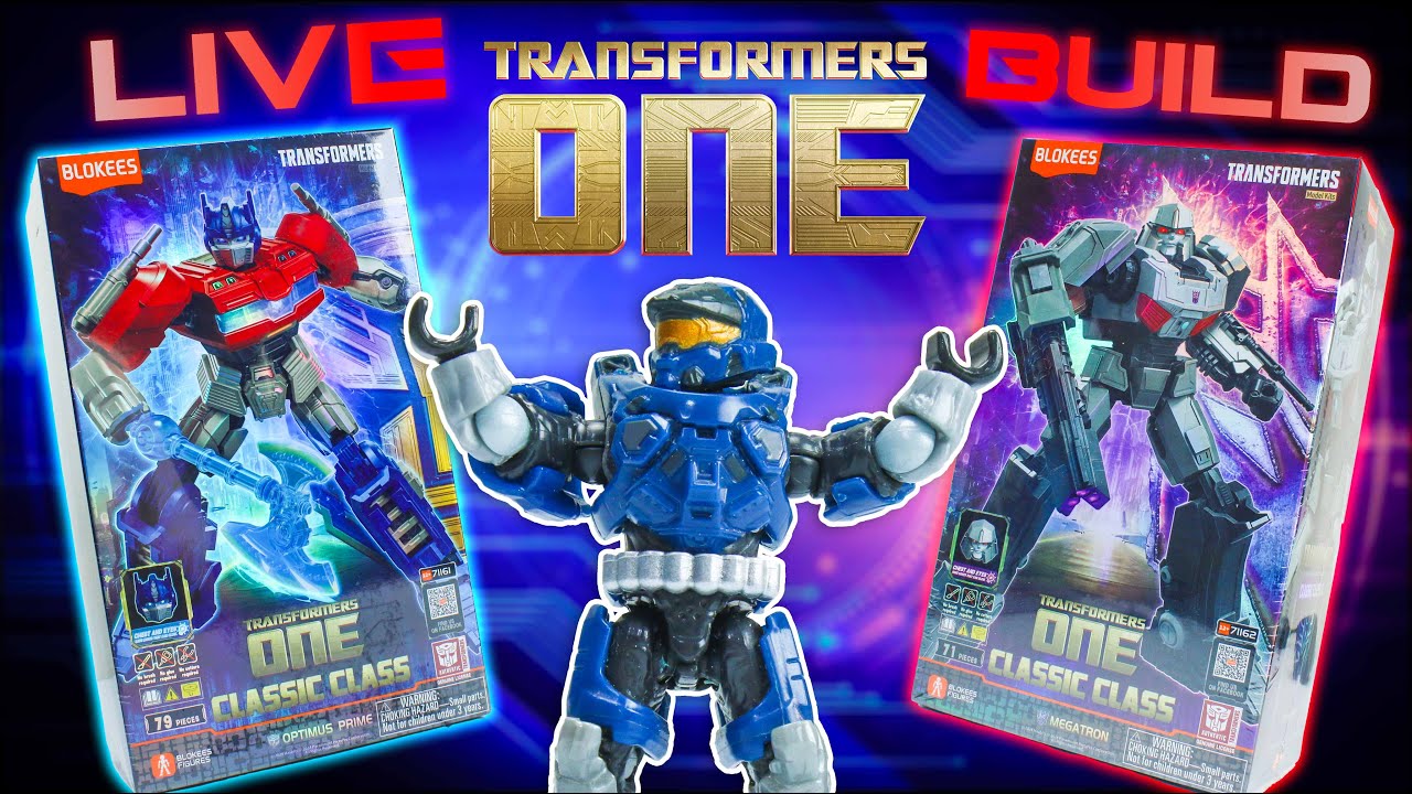 Blokees Transformers One CLASSIC CLASS Optimus + Megatron LIVE BUILD