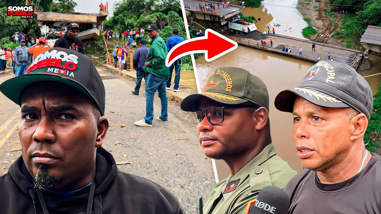 SE CAE PUENTE Y OBRAS PÚBLICAS NO QUIERE HABLAR EN VIDEO