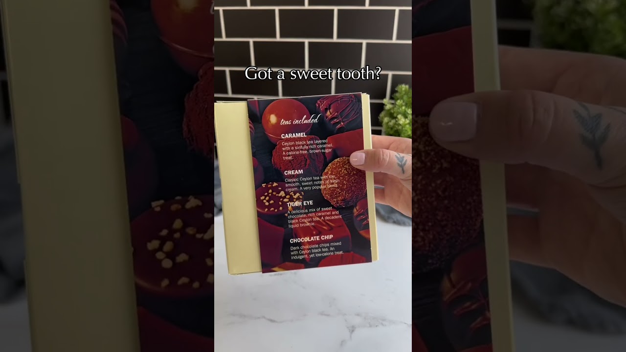 Decadent Sweet Tooth Tea Sampler Set to Indulge Your Dessert Cravings