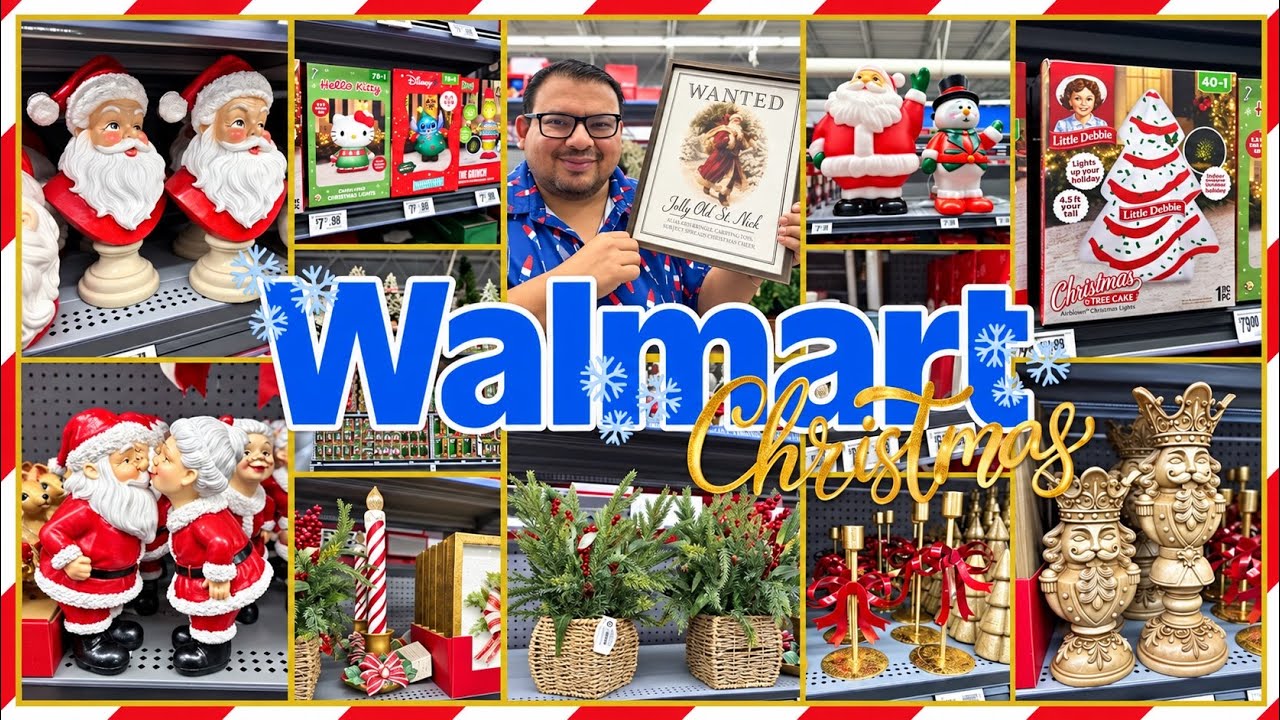 Первый взгляд на новогоднюю коллекцию Walmart 2026 🎄 Винтажное Рождество вернулось! #walmart #нов...