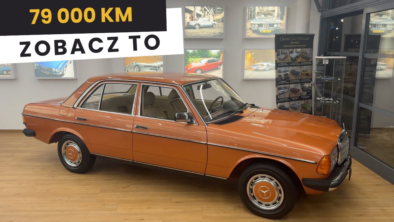 Mercedes W123 – Przebieg tylko 79 000 km jak nowy!!!