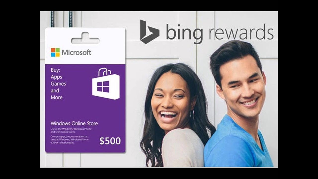 Bing rewards scratch and win a $500 Microsoft Gift Card