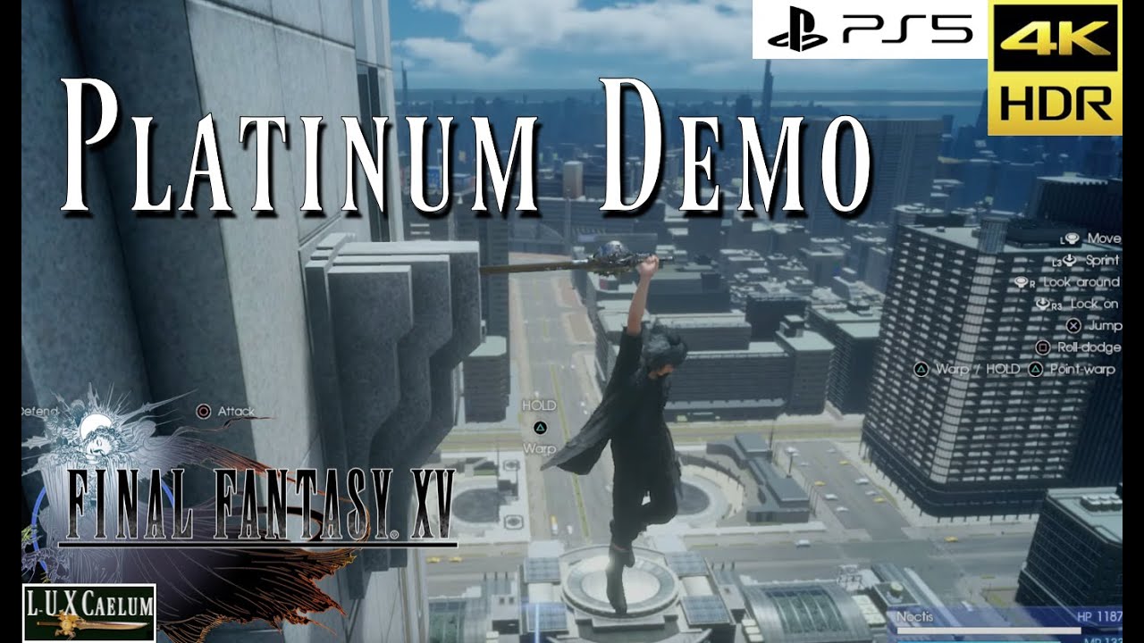 PLATINUM DEMO (full story) – Final Fantasy XV PS5 4k #ffxv #finalfantasyxv #finalfantasy