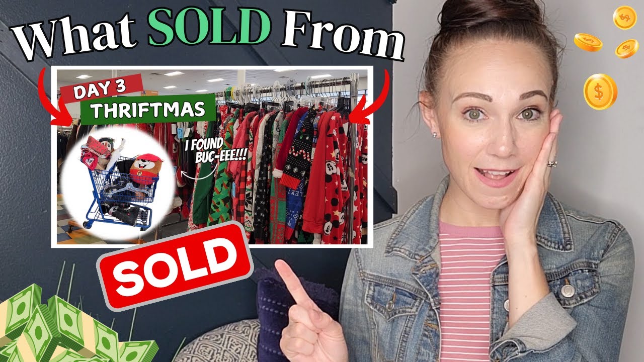 BOLOS and GREAT SALES!! What Sells FAST on Poshmark & eBay...Thriftmas Day 3 #thrifting #reselleing
