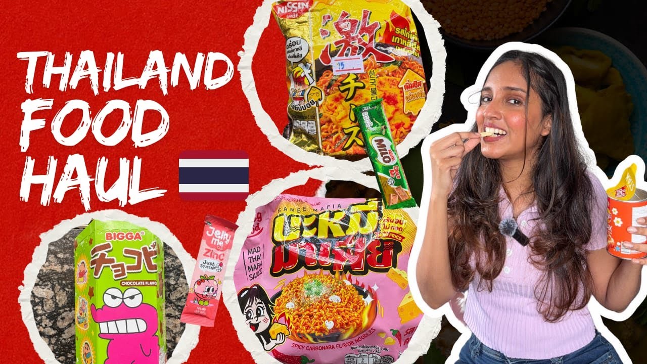 What I bought from Thailand?! Must -Try Thai snacks and 7- Eleven Finds!👌