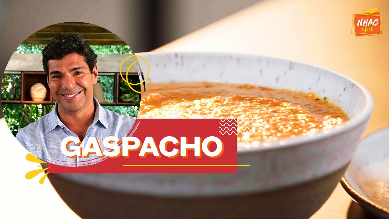 GASPACHO: sopa fria de tomate com crocante de arroz | Felipe Bronze |  Perto do Fogo