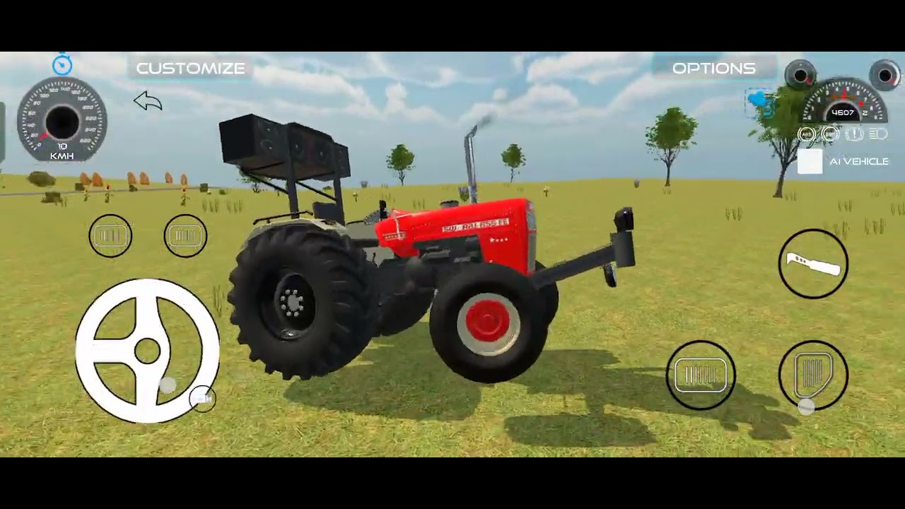 Indian Simulator game #tractorgameplay #modified#nishudeswalstunt 