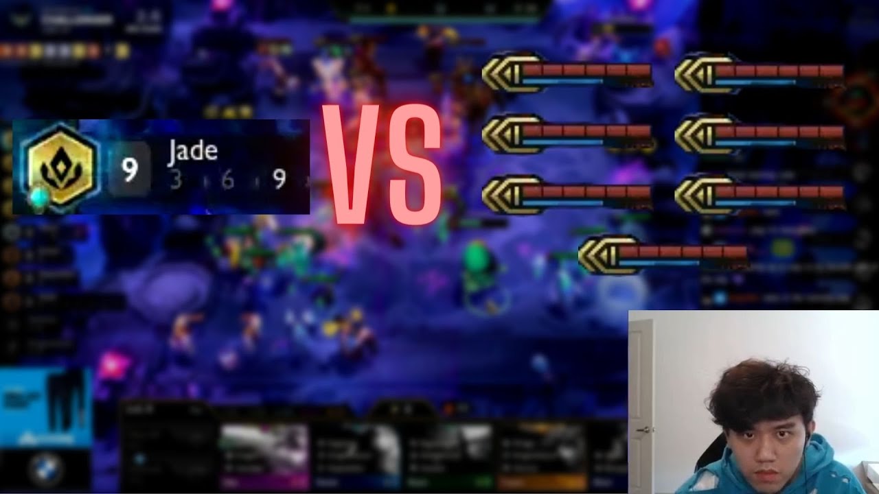 9  Jade Vs 7 Three Starred Units for Rank 1 NA ┃ K3Soju