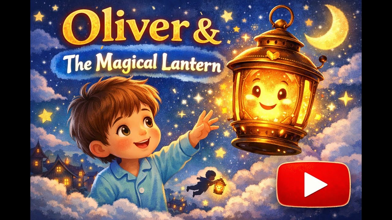 Bedtime Story for Kids 🌙 Oliver & the Magical Lantern | Calm Sleep Story