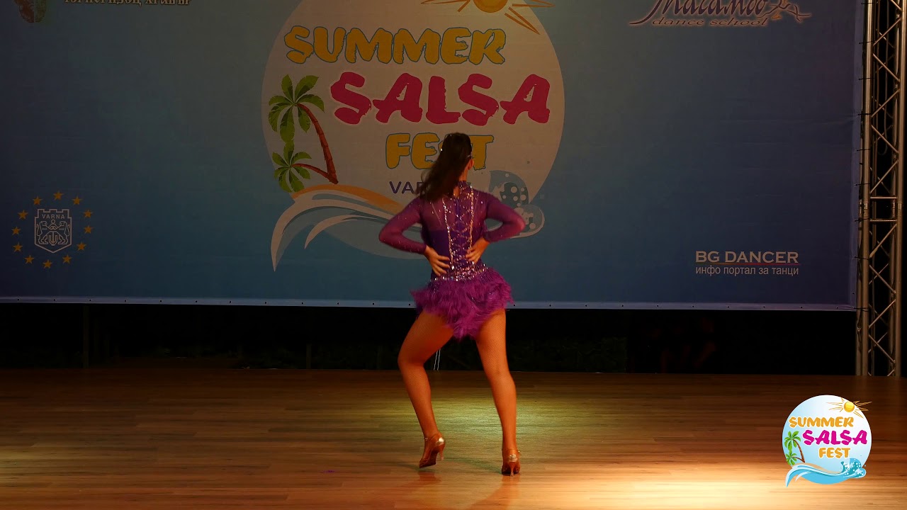 #3 Iuliana Jalba I dance Salsa Solo Show Saturday SSF 2017 (4K)
