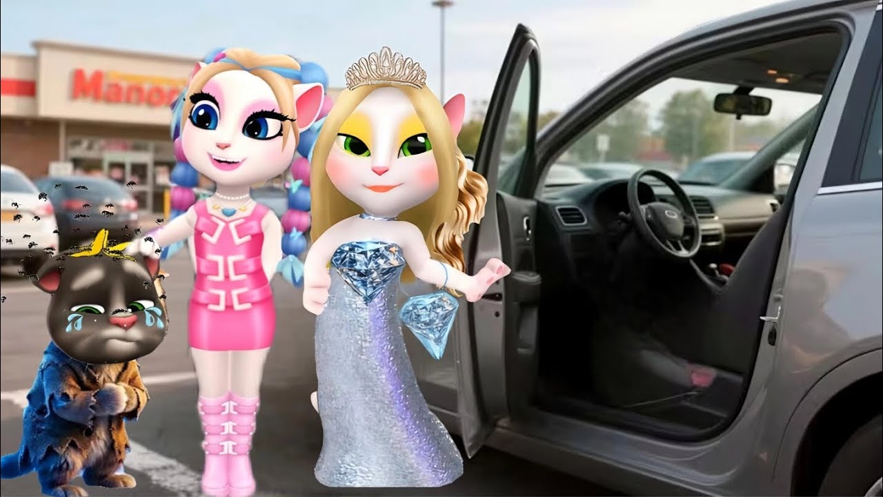 Do rich women mock the poor or help them? My Talking angela'm 2 & 1 & Tom cosplay makeover 
