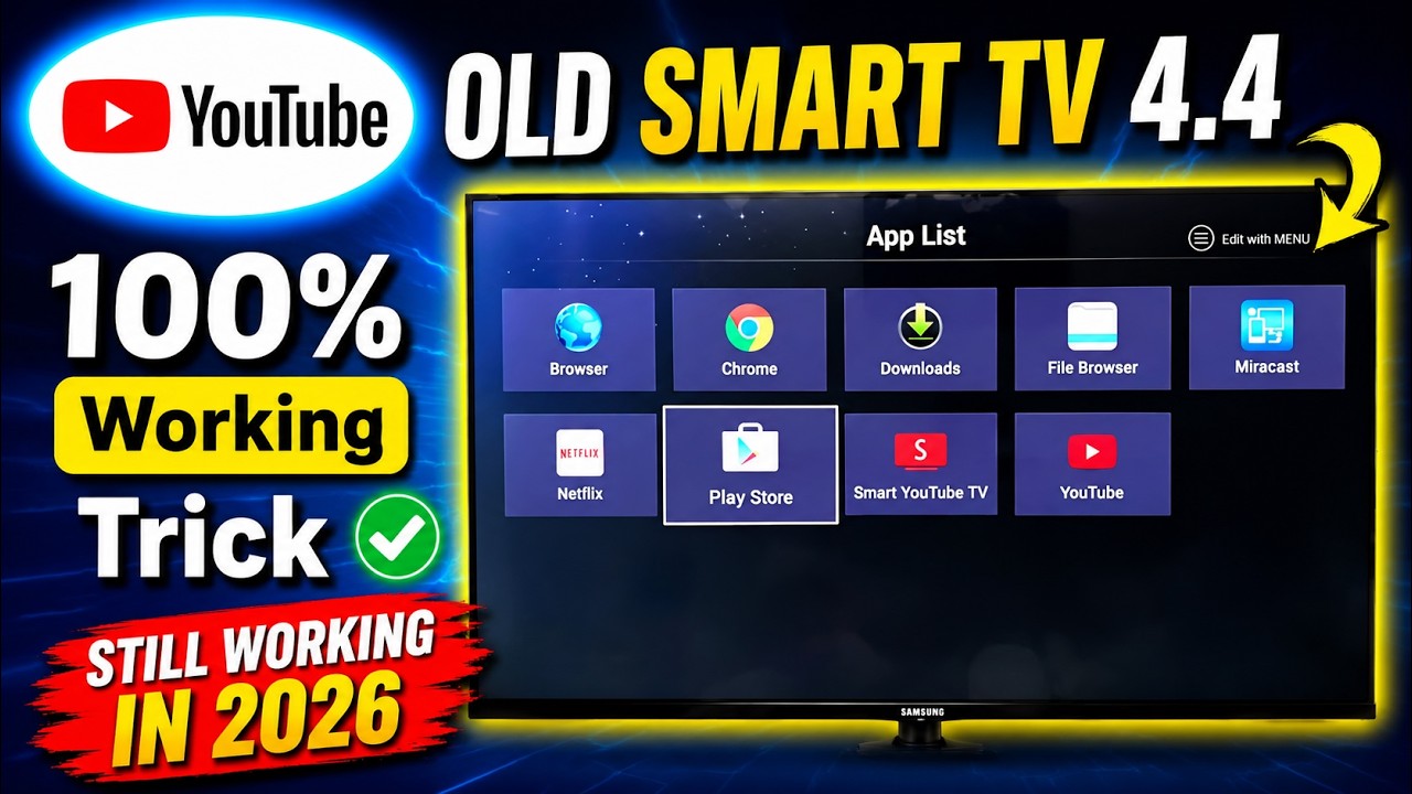 YouTube Not Working on OLD Smart TV 4.4