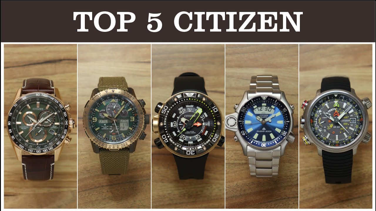 Os 5 Relógios de Elite da Citizen - RelojoariaJJ
