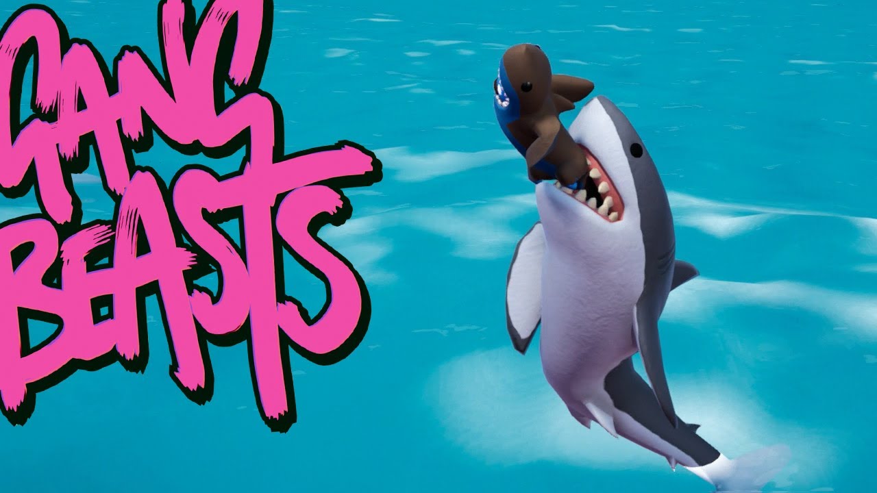 Shark Butt Bite - GANG BEASTS [Melee] Xbox One Gameplay