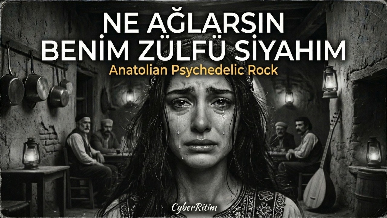 Ne Ağlarsın Benim Zülfü Siyahım | 70s Anatolian Psychedelic Rock | CyberRitim